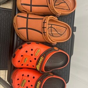 Reese's and Basketball Themed Clogs